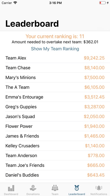 Stride Team Snapshot screenshot-4