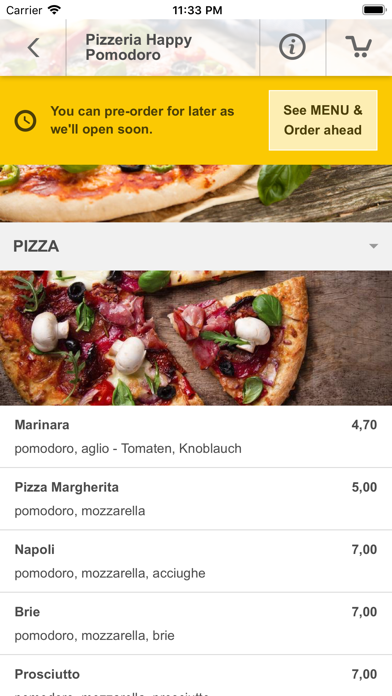 How to cancel & delete Pizzeria Happy Pomodoro from iphone & ipad 3