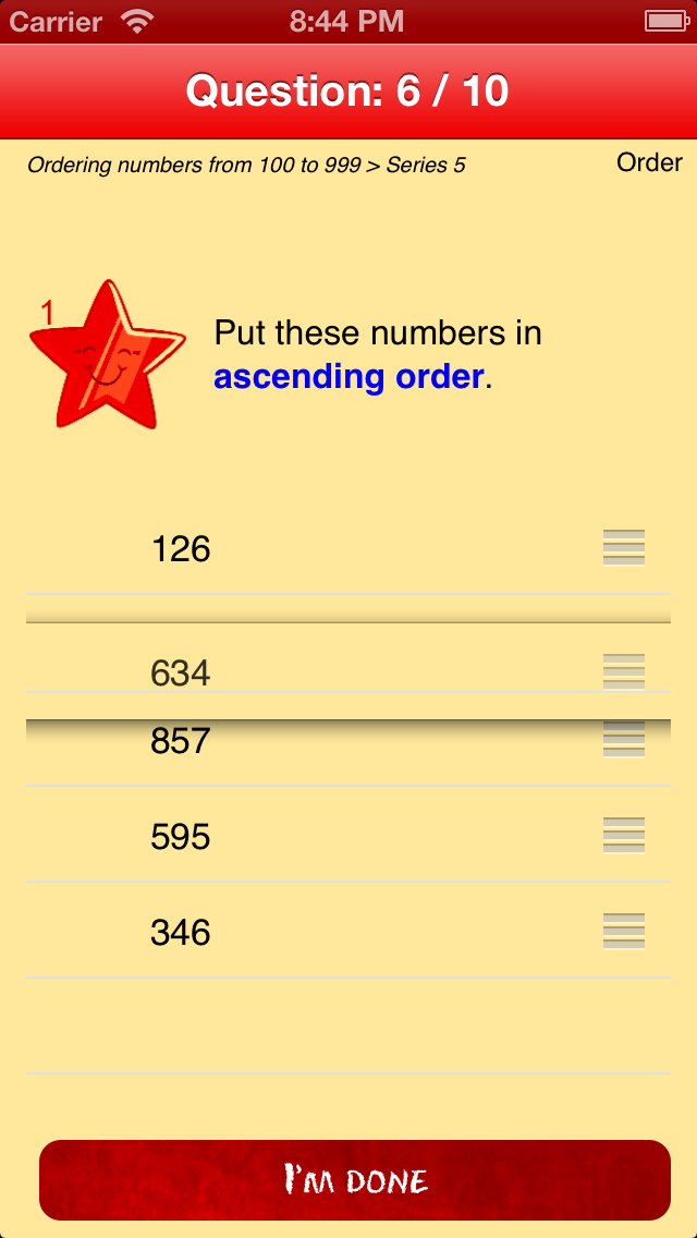 Screenshot #3 pour uneStar Maths Ages 7-8