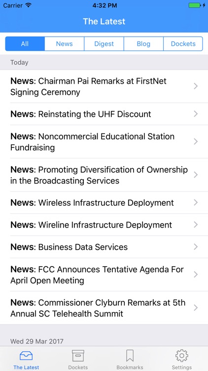 FCC Alerts