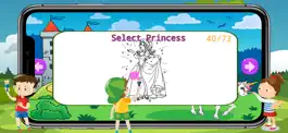 Game screenshot PrincessColoringBooksLearning mod apk