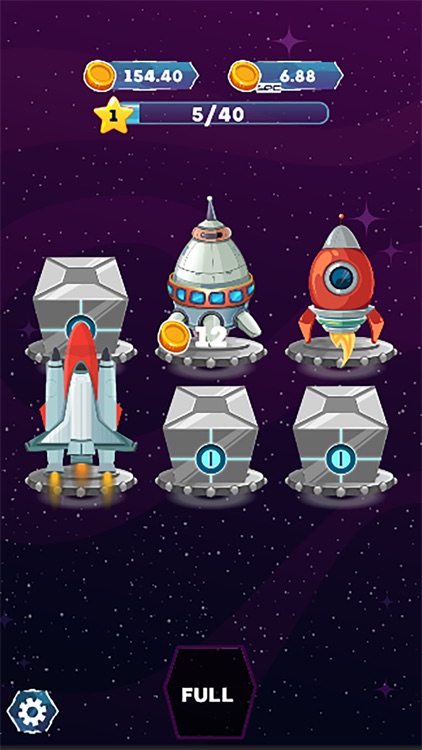 Merge Spaceships Galaxy Game