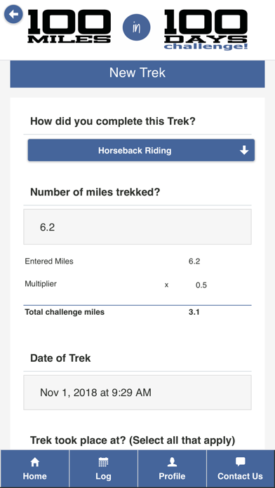 100 Mile Challenge screenshot 2