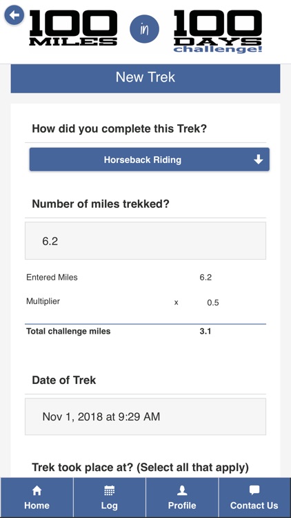 100 Mile Challenge