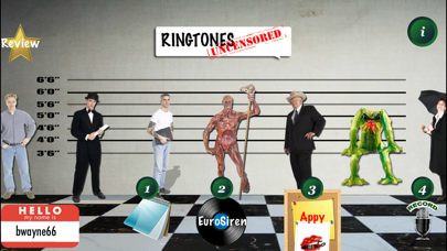 RINGTONES UNCENSORED PRO screenshot1