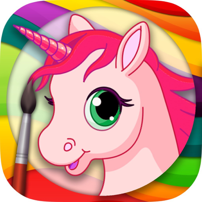 Unicorns Coloring Book