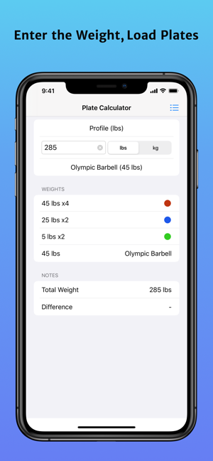 BarLoad Plate Calculator