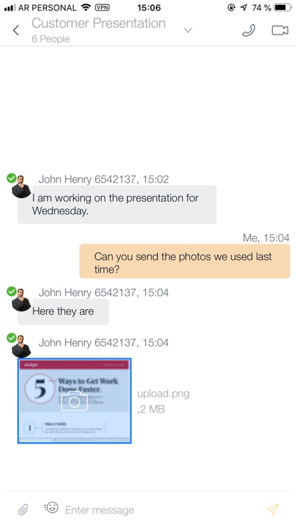 Avaya IX Workplace screenshot-3