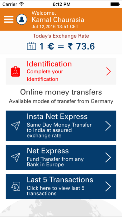 Icici bank money2india europe same day money transfer