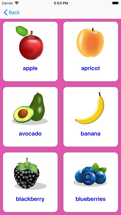 Fruits and Vegetable