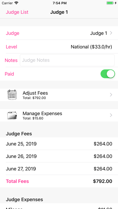 NAWGJ Expense Tracking screenshot 3