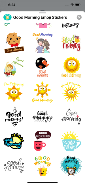 Good Morning Emoji Stickers(圖5)-速報App