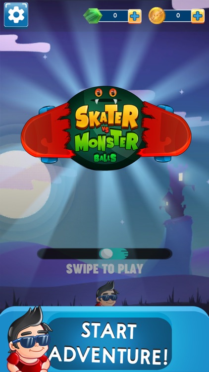 Skater vs Monster Balls