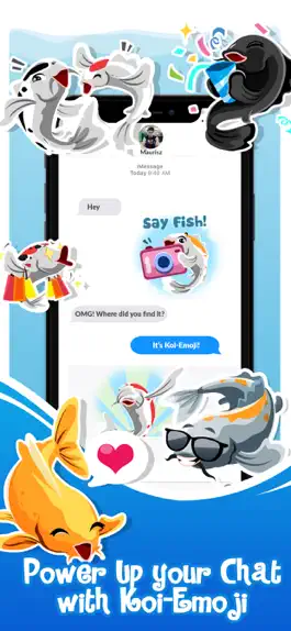 Game screenshot Koi Fish Emojis – Carp Sticker hack