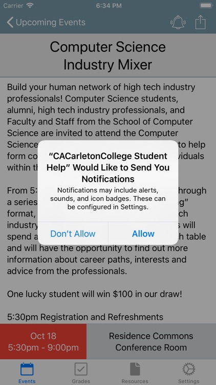 CACarletonCollege Student Help screenshot-3