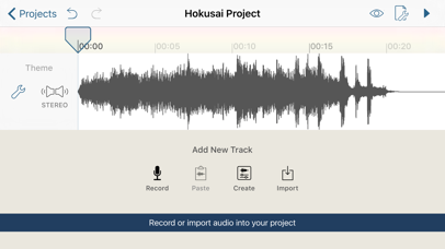 Hokusai Audio Editor Screenshot 1