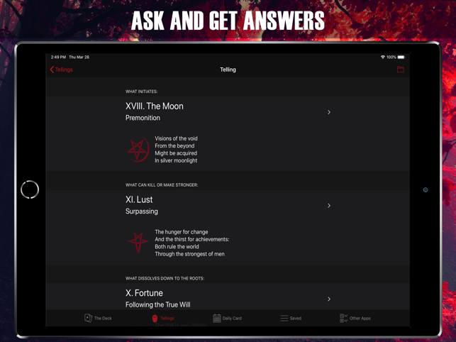 Satanic Tarot HD for damned(圖3)-速報App