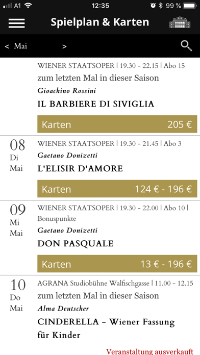 Wiener Staatsoper Tickets screenshot 2