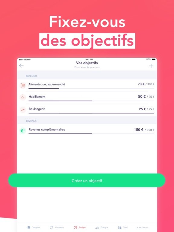 Linxo - L'app n°1 de budget Linxo - L'app n°1 de budget