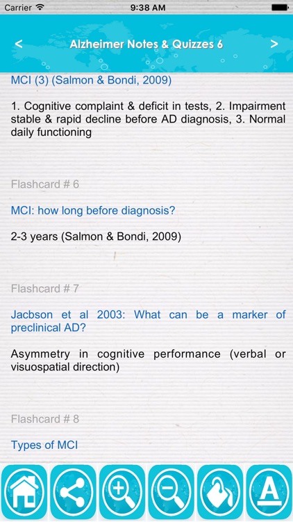 Alzheimer Exam Review App 2020