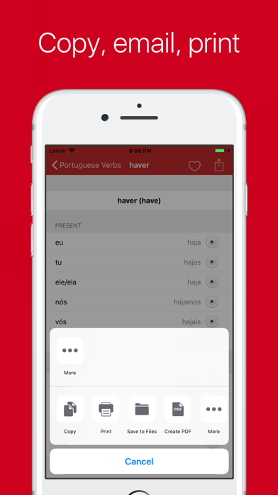 How to cancel & delete Portuguese Verb Conjugator Pro from iphone & ipad 4
