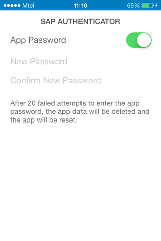 SAP Authenticator - náhled