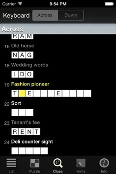 Crosswords Classic - Screenshot 4