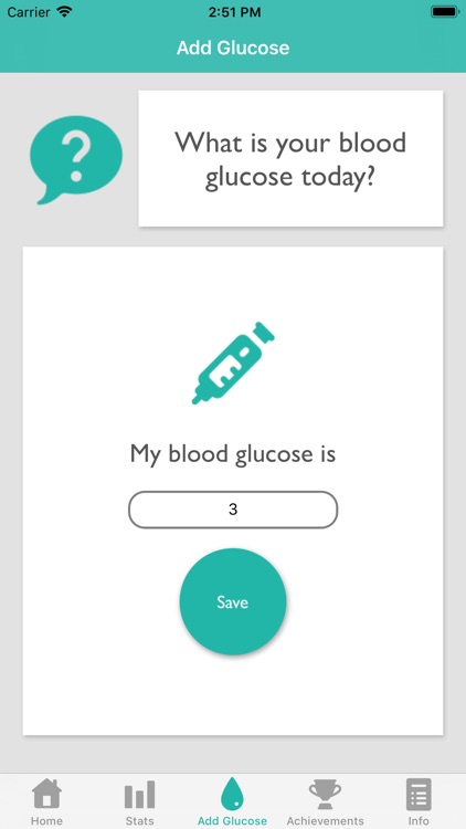 Blood sugar test