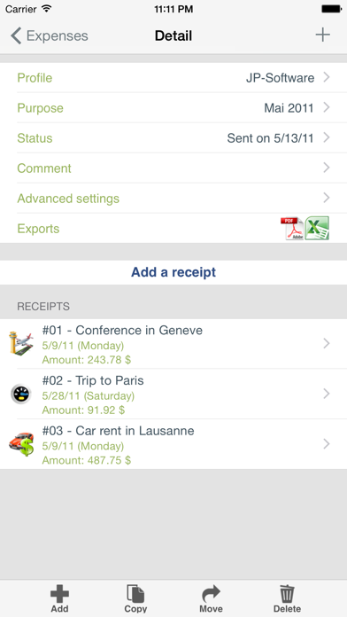 My iExpenses Pro screenshot 3