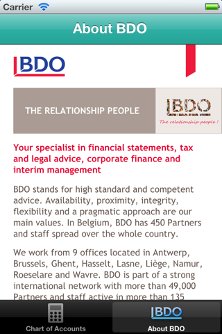 Belgian Chart of Accounts - náhled