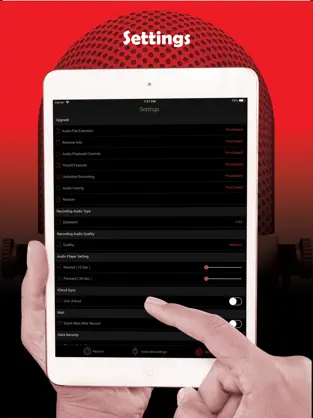 Screenshot 5 Voice Recorder HD :Audio Memos iphone