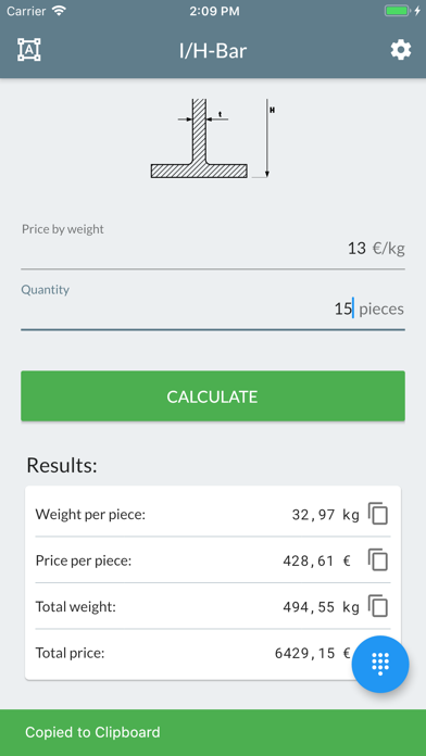 Metal Weight Price Calculator screenshot 4