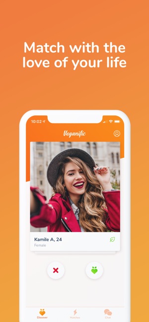 Veganific - Dating app