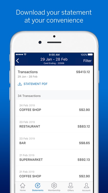 Amex Singapore screenshot-4
