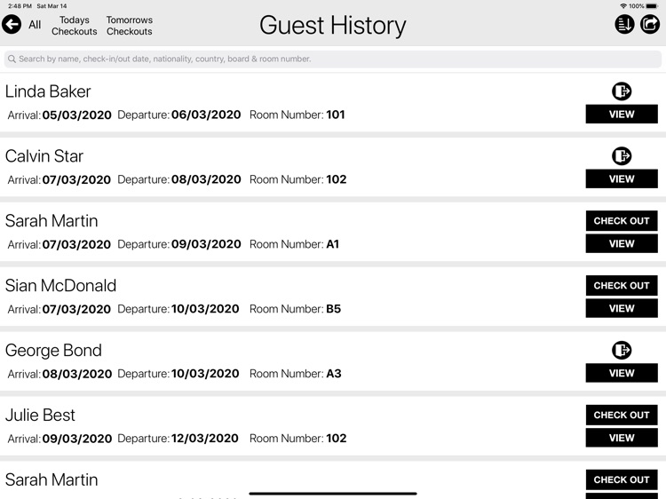 InCheck - Hotel Guest Check In