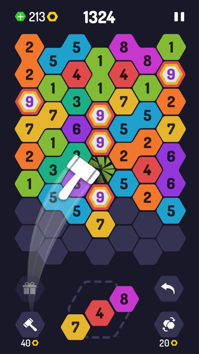 UP 9 - Hexa Puzzle! screenshot 4