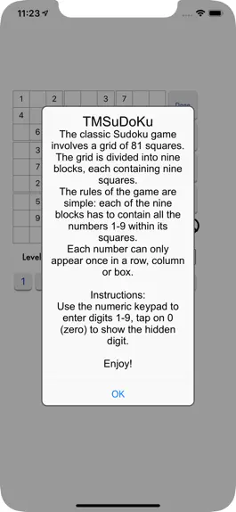 Game screenshot TMSuDoKu apk