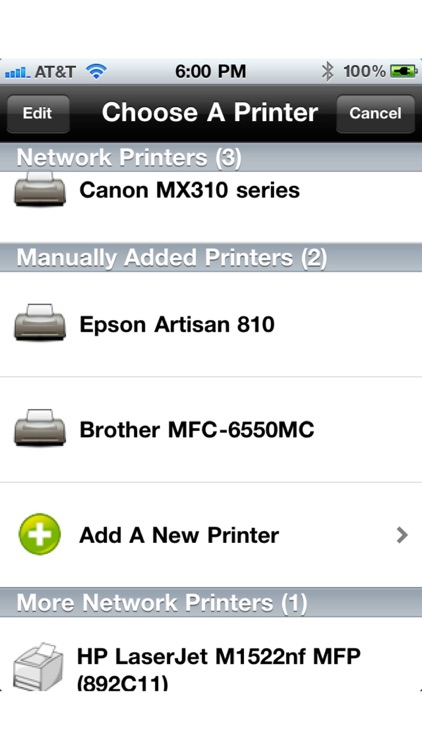 Printing for iPhone screenshot-0