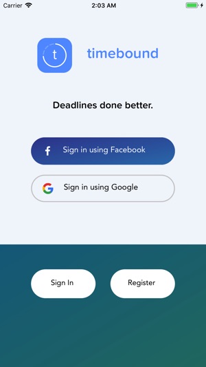 Timebound – The Deadlines App