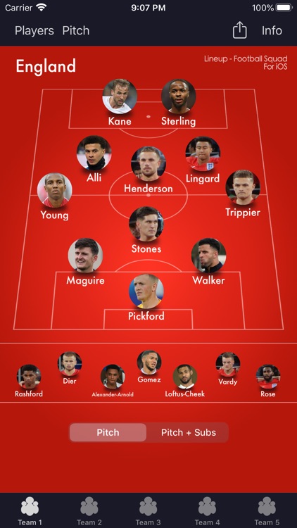 Lineup - Football Squad screenshot-4