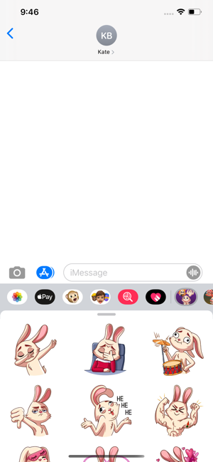 New Lovely Rabbit Stickers HD(圖1)-速報App