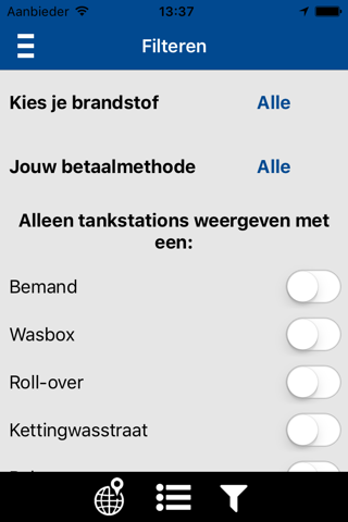 Kuster Olie tanklocatie app screenshot 4