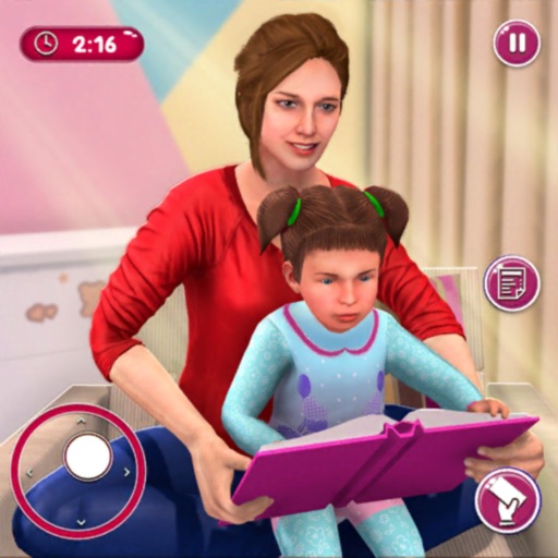 Virtual Baby Sitter Family Icon