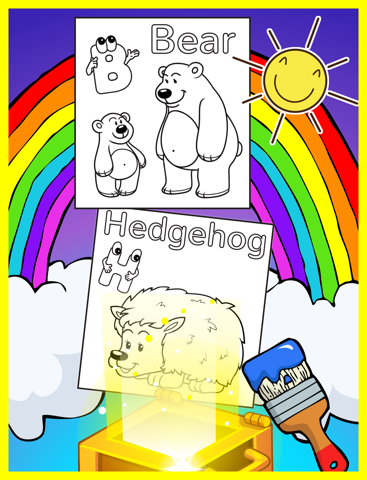 ABC Animals Coloring Book - náhled