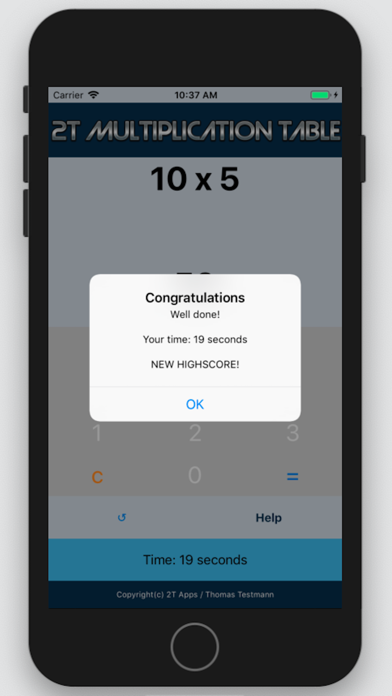 2T Multiplication Table screenshot 3