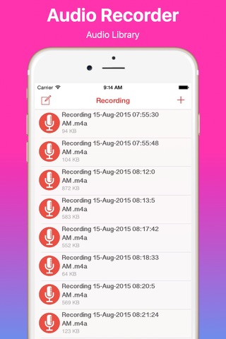 Voice Recorder and Cutter Pro - náhled