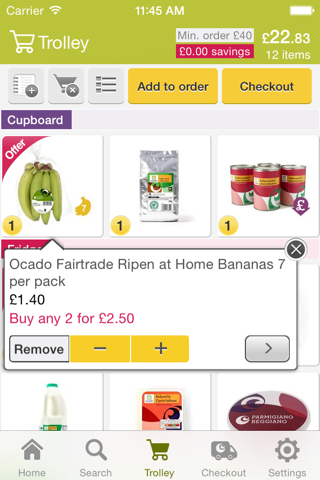 Ocado: supermarket shopping screenshot 4