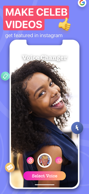 Voicer Celebrity Voice Changer(圖2)-速報App