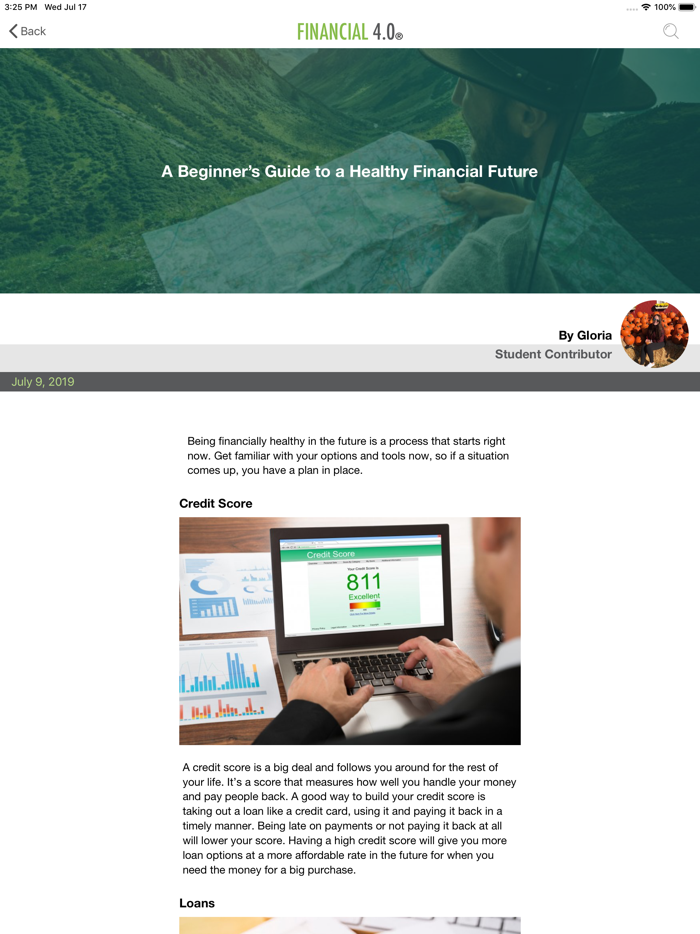 Financial 4.0 for MSU