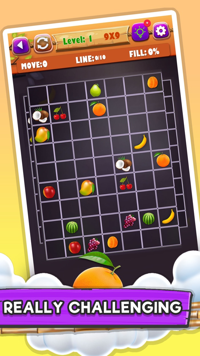 Fruit Puzzle Ninja Line Link